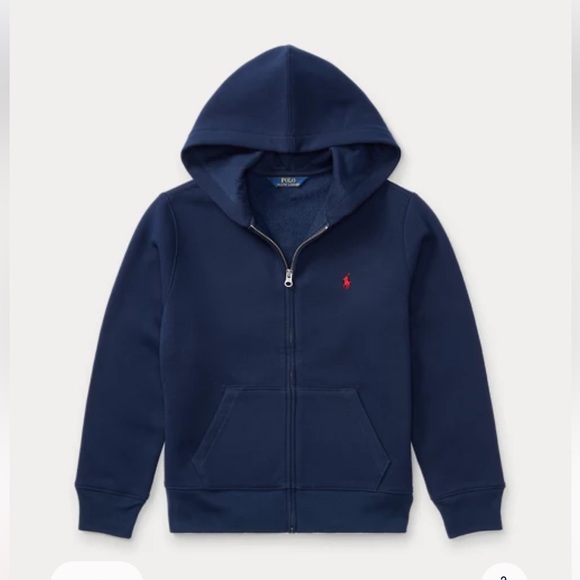 Polo Ralph Lauren Other - POLO RALPH LAUREN Kids Boy's Full Zip Fleece-Cotton Blend Hoodie US S (8)